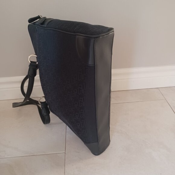 Liz Clairborne Soft Sided Leather Trimmed Business Bag Briefcase - Picture 8 of 8